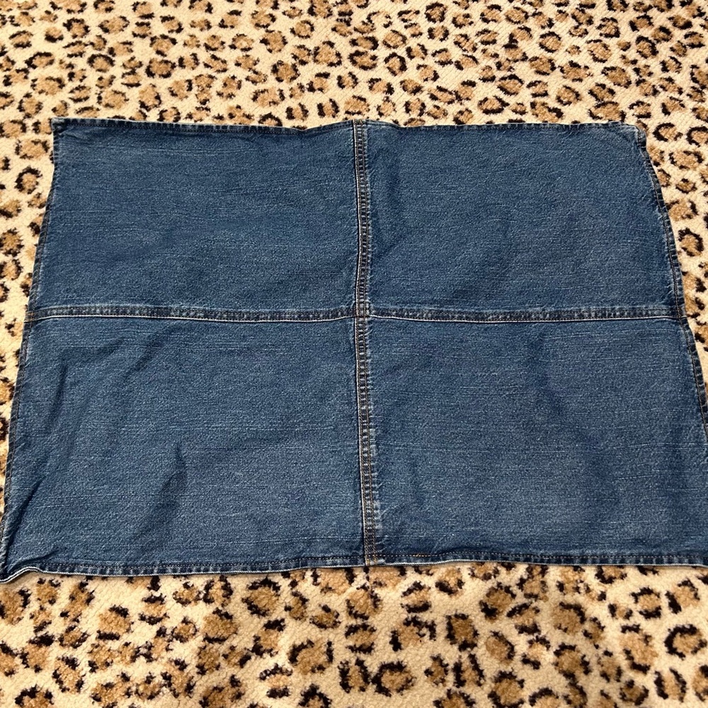 Pair of Vintage Tommy Hilfiger Denim Blue Jeans Standard Pillow Shams
